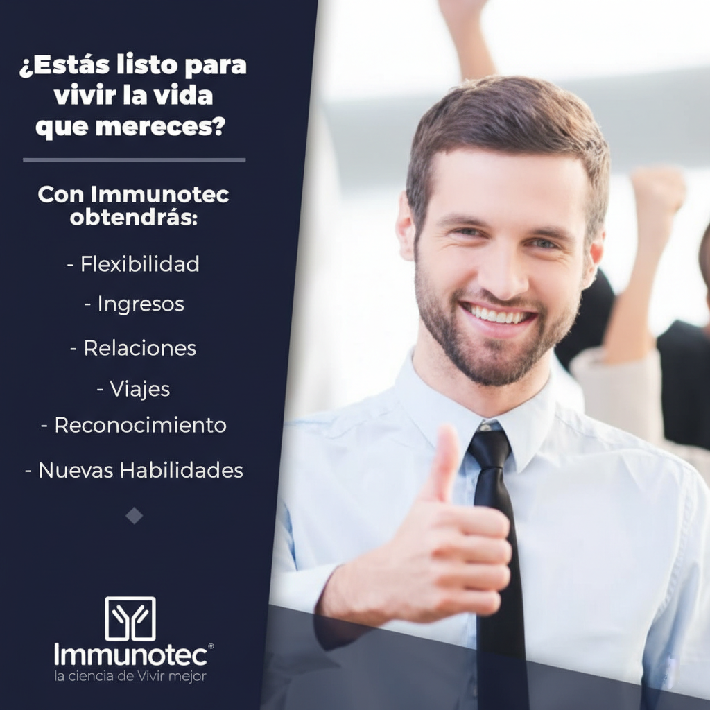 Beneficios de pertenecer a Immunotec
